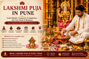 Lakshmi Puja in Pune – Book Experienced Pandit Ji for Wealth & Prosperity