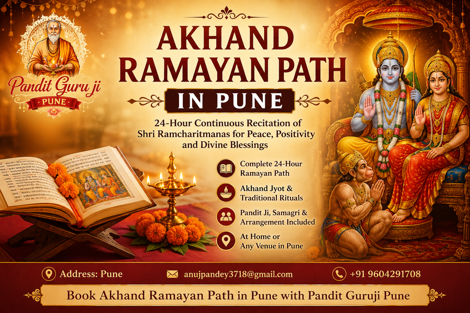 Akhand Ramayan Path in Pune - Pandit Guruji Pune